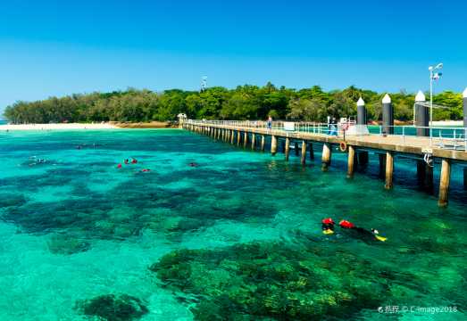 Cairns Green Island 1-Day Tour with Big Cat Cruise + Glass Bottom Boat Tour or Great Barrier Reef Snorkeling + Buffet Lunch AUD 172.23