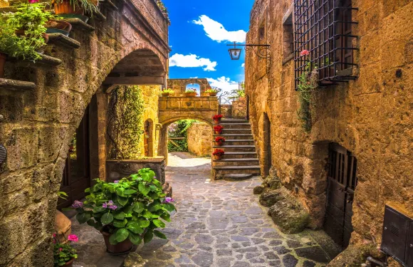 白露里治奥古城+奧爾維耶托主教座堂+博賽納湖