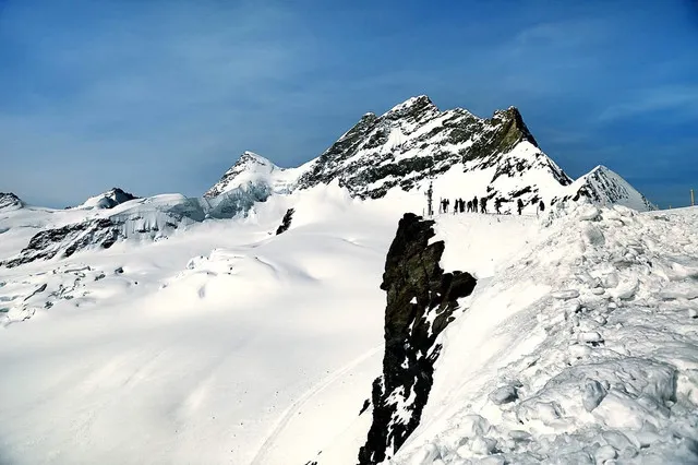 Jungfrau, at 4,158 Meters Above Sea Level, Is Known As The "Europe's Peak", and Is Recommended by Many Travel Guides