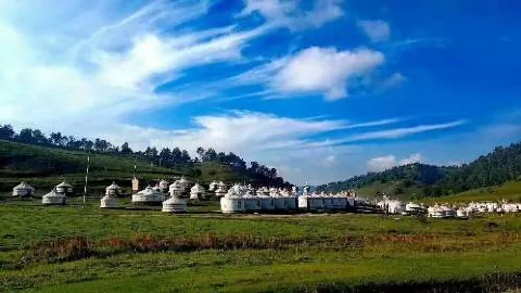 陇县曹师烤羊蒙古包 in 룽현