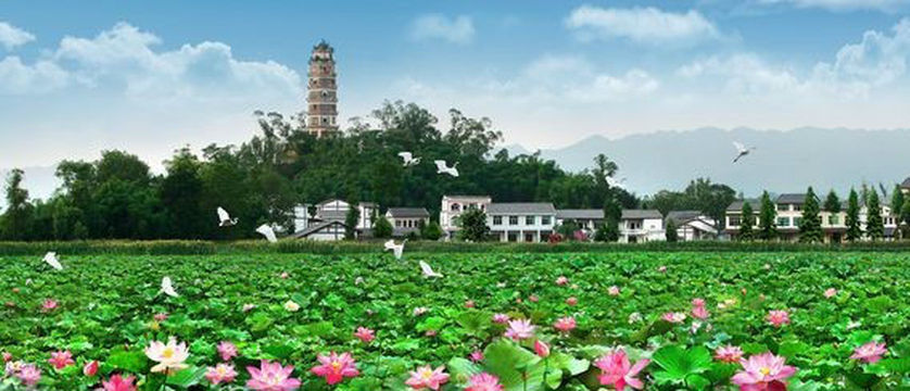 Snail Mountain Observation Tower, Kaijiang Lotus World