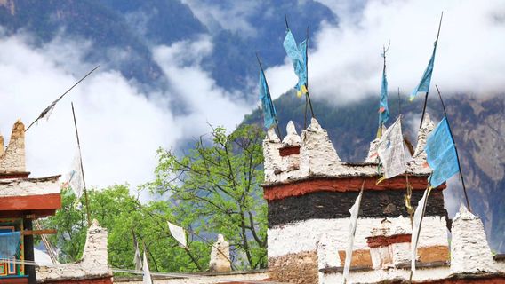 Fort, Jiaju Tibetan Village