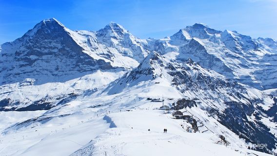 Skiing in Grindelwald