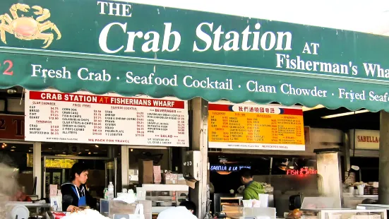 Crab Station of Fisherman's Wharf SF