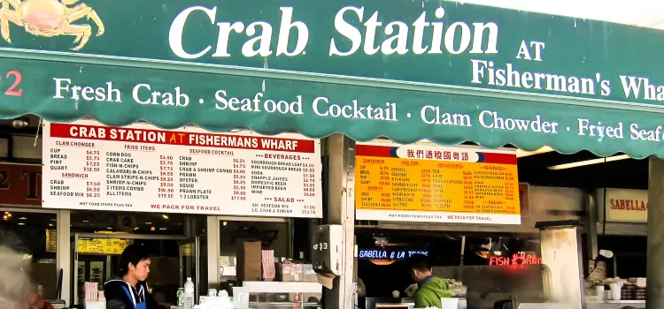 Crab Station of Fisherman's Wharf SF