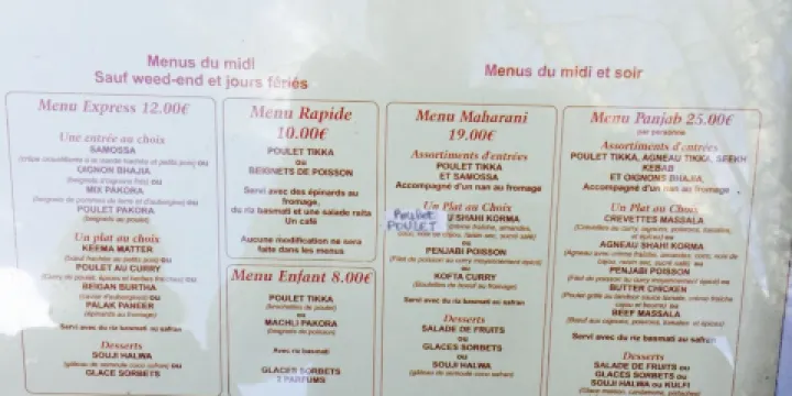 Restaurant Le Penjab