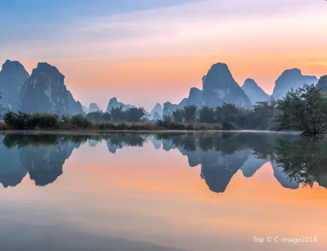 Sunsets in Guilin