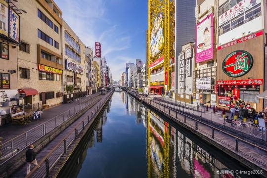 日本+大阪城+大阪天滿宮+通天閣+心齋橋+黑門市場+梅田藍天大廈一日遊