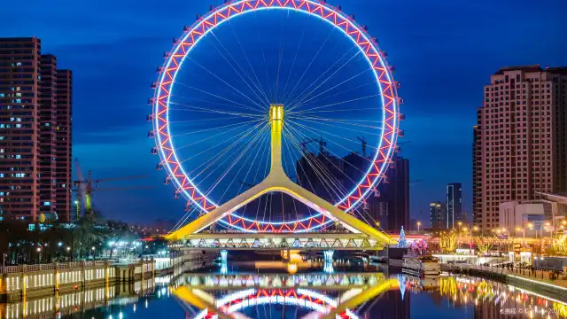 โรงแรมใกล้ชิงช้าสวรรค์แห่งเทียนจินตา