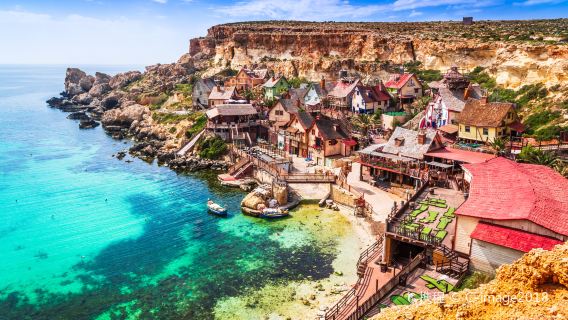 馬耳他科米諾島-大力水手村+藍湖+水晶潟湖|普通話包車團