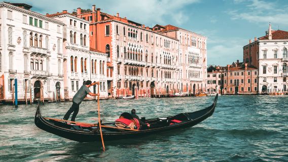Venice Grand Canal + Basilica of San Ponte Vecchio + Palazzo Fortuny + Goldoni's House