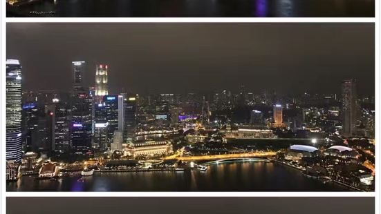 在ion這裏，可以全方位欣賞到新加坡的城市美景，特別的漂亮。