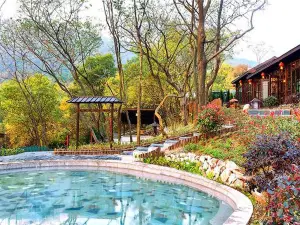 Tangshan Hot Spring Caravan Camp Open-air Tea Garden Hot Spring