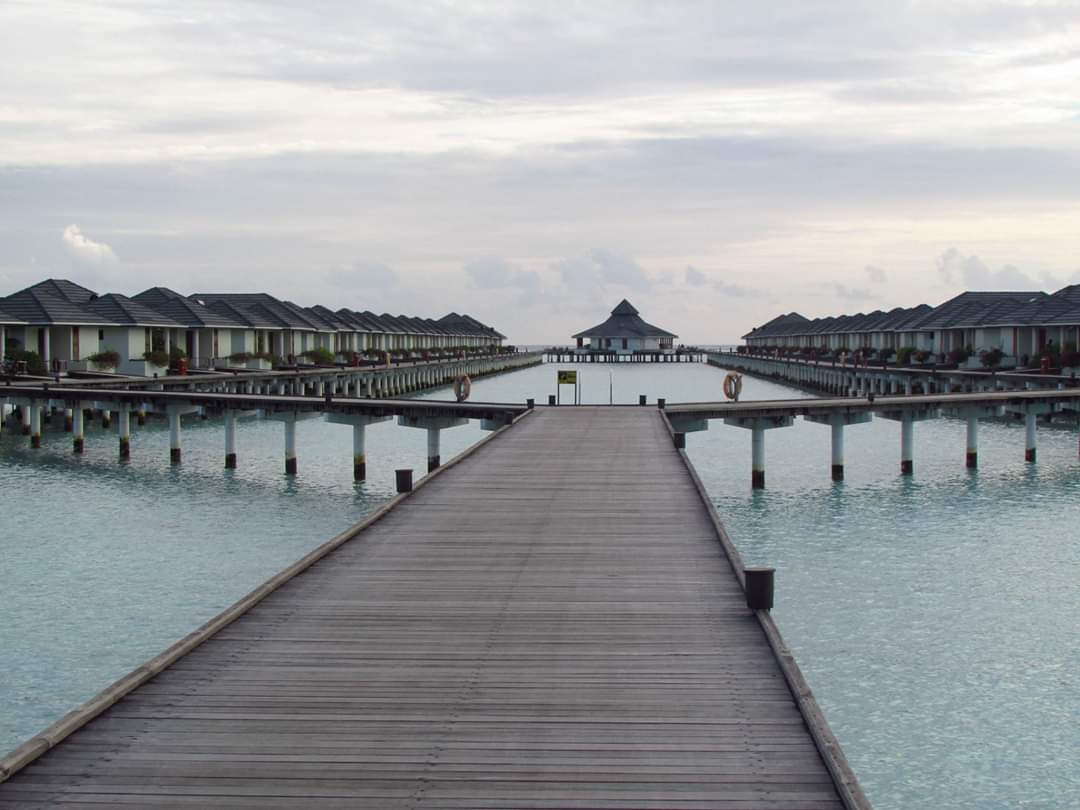 And... the Island resort I actually spent almost all my stay on Maldives - Sun Island Resort. It is one of the biggest islands in terms of being a hotel resort and I really enjoyed. The Maldives are very nice and you can spent your day here in snorkeling, swimming and at the end watching the beautiful sunset. #maldives 
#happynewyear