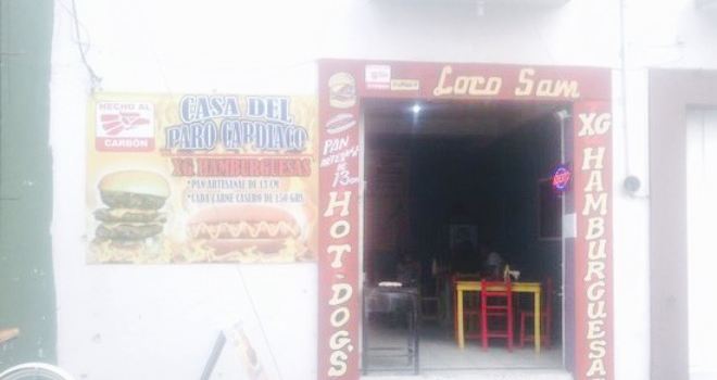 Loco Sam XG Hamburguesas Hecho al Carbon