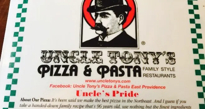 UNCLE Tony's Pizza & Pasta East Providence