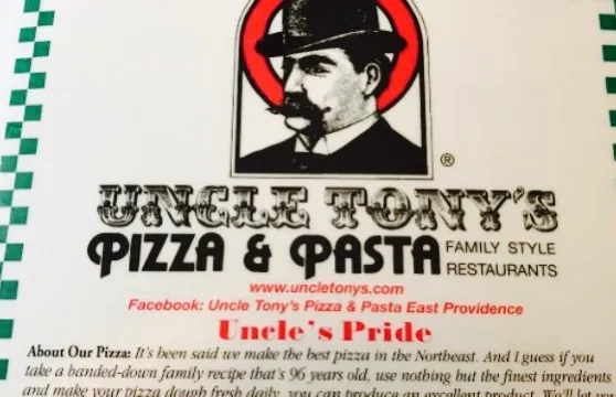 UNCLE Tony's Pizza & Pasta East Providence