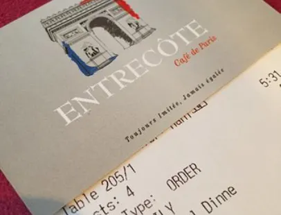 L'Entrecote Cafe de Paris