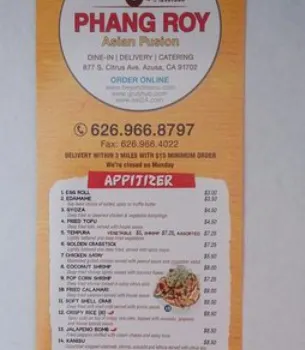 Phang Roy Thai Cuisine