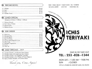 Ichi 5 Teriyaki