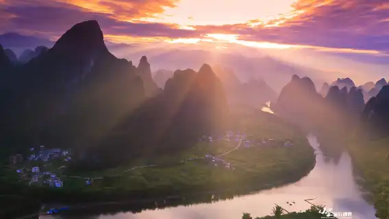 구이린 1일 프라이빗 투어: 샹공산, 리강, 리드 피리 동굴, 그리고 "유삼걸 인상" 공연