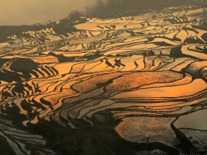 Sunsets in Yuanyang