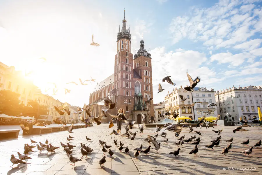 Krakow's Rynek Glowny Central Square