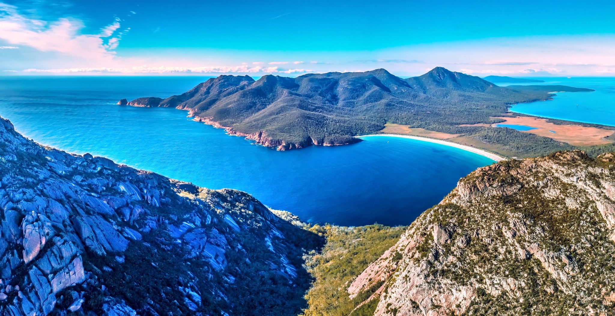 塔斯馬尼亞霍巴特酒杯灣+酒杯灣觀景台一日遊「上门接送」