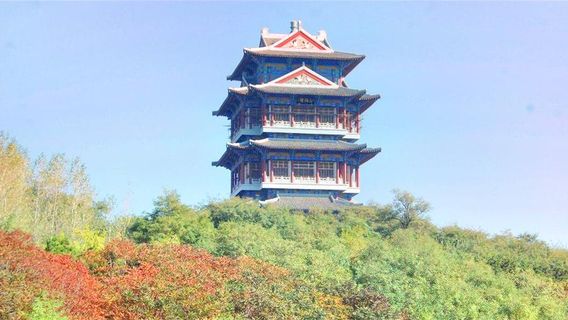 Пейзажный район белого башни