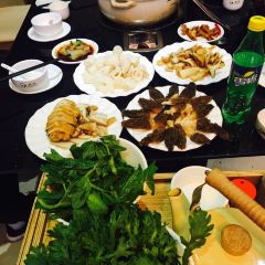 Snow mountain clouds wild mushrooms User Photo