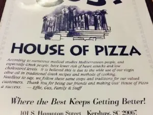 Gus House Of Pizza