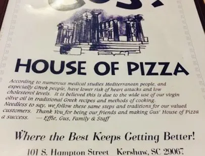 Gus House Of Pizza