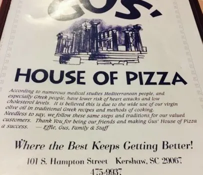 Gus House Of Pizza