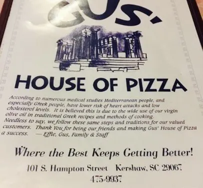 Gus House Of Pizza
