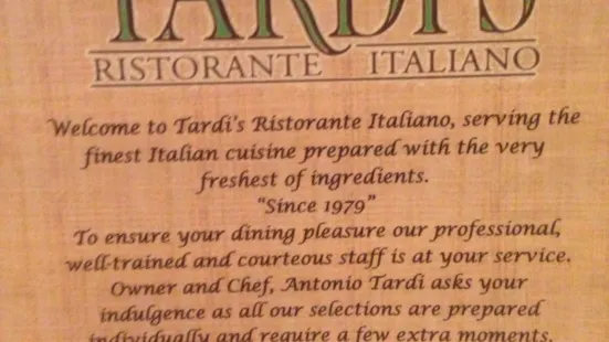 Tardi's Ristorante Italiano