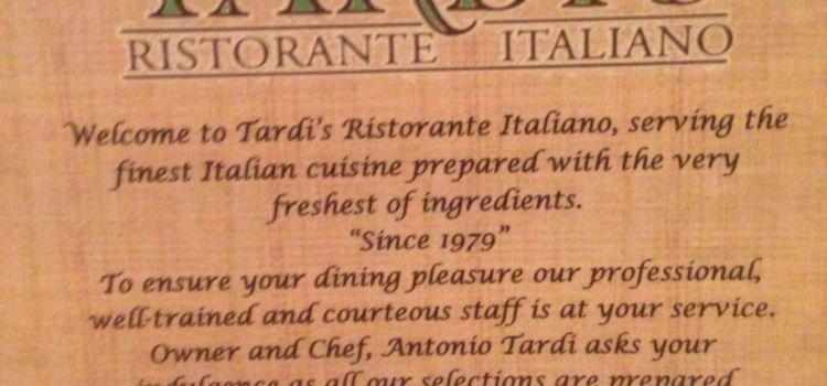 Tardi's Ristorante Italiano