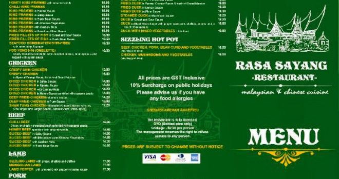 Rasa Sayang Restaurant