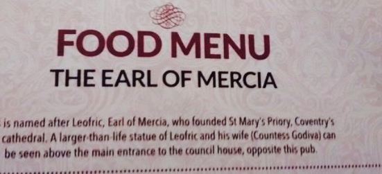 The Earl of Mercia - JD Wetherspoon