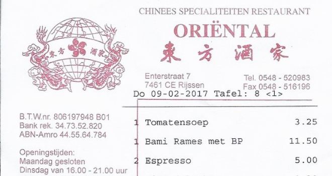 Restaurant Oriental