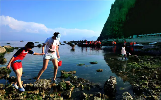 Beachcombing in Yantai