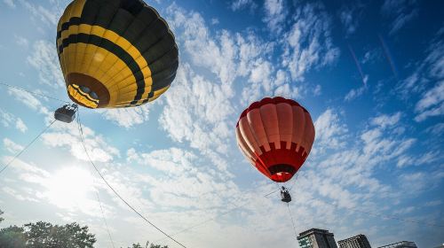 Putrajaya Hot Air Balloon And Sunrise