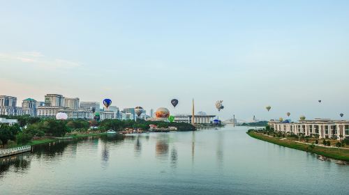 Putrajaya Hot Air Balloon And Sunrise