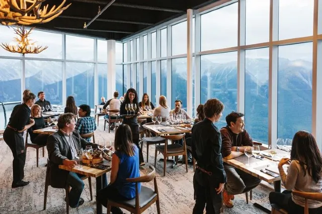 To Relax after A Day Hiking: Banff Upper Hot Springs