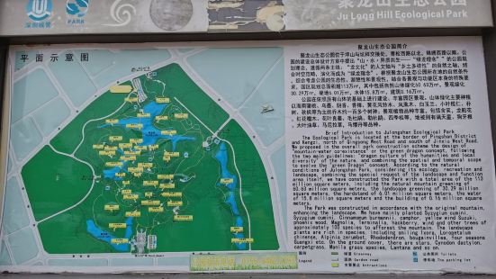 去过三次聚龙山公园，都是根据导航，由南门进入，登顶再下来。这
