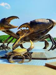 螃蟹雕像