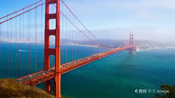美國舊金山+金門大橋+九曲花街一日遊