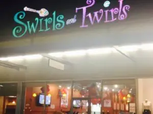 Swirls and Twirls Frozen Yogurt