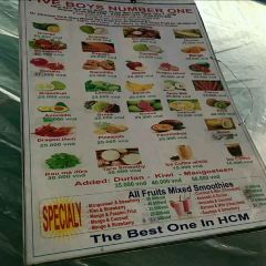Five Boys Number One Smoothies User Photo