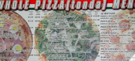 Claudio's Pizzas