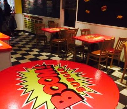 Atomic Wings at Boom Burger